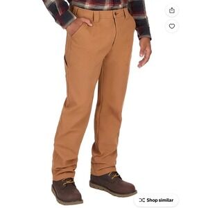 Coleman Men's Fleece-Lined Pants – Toffee – Size 36x30 – NWT